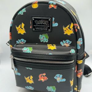Loungefly Pokemon Starters Mini Backpack New w/o Tags - Exclusive Design